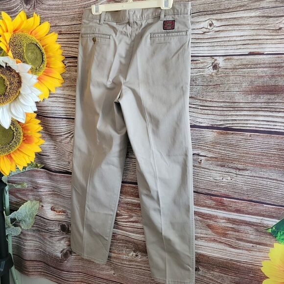 Duxbak Mens Pleated front Beige pants - Picture 2 of 5